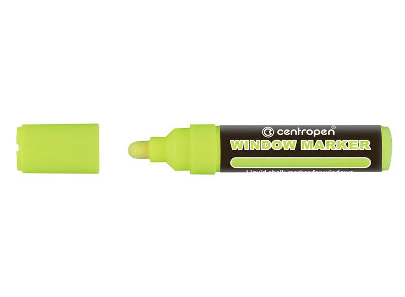 MARKER CRETA LICHIDA GALBEN NEON 2-15MM VARF ROTUND 9121 CENTROPEN MARKER CRETA LICHIDA GALBEN NEON 2-15MM VARF ROTUND 9121 CENTROPEN